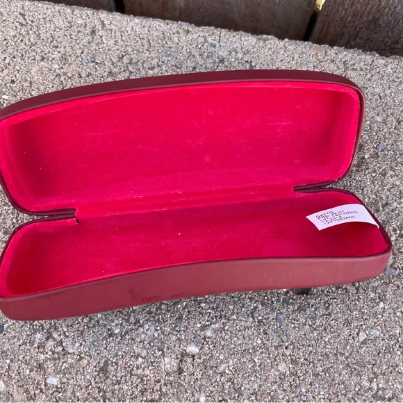 RAY BAN Gatto Deep Red Eye Glasses Sunglasses Case - Picture 7 of 11